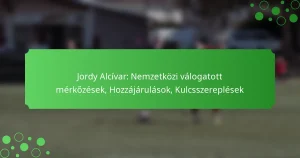 Jordy Alcívar: Nemzetközi válogatott mérkőzések, Hozzájárulások, Kulcsszereplések